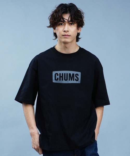 ちゃむ セール】CHUMS/チャムス 半袖Tシャツ ボックスシルエット