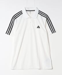 アディダス adidas トレイン エッセンシャルズ ピケ スリーストライプス トレーニング ポロシャツ