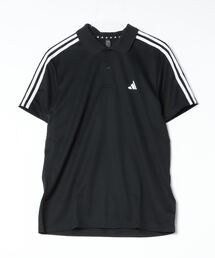 アディダス adidas トレイン エッセンシャルズ ピケ スリーストライプス トレーニング ポロシャツ