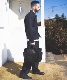 MR.OLIVE(Eagle Of Independence) | WATER PROOF WASHABLE LEATHER / LOGGER BAG (MEDIUM)(トートバッグ)