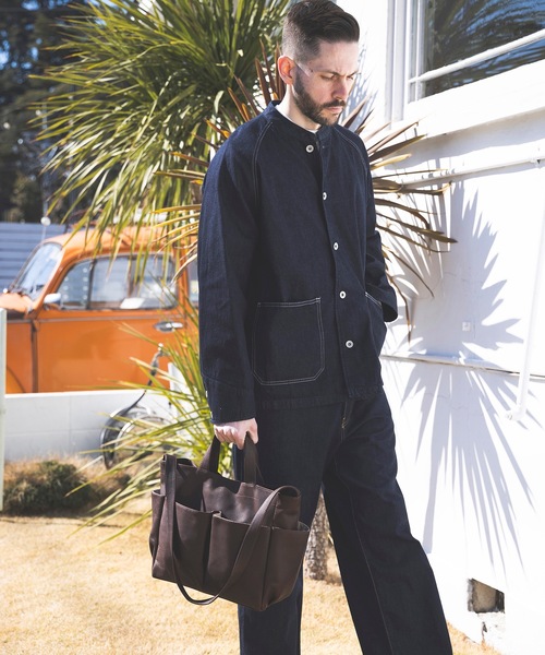 MR.OLIVE(Eagle Of Independence)（イーグルオブインデペンデンス）の「WATER PROOF WASHABLE LEATHER / LOGGER BAG (MEDIUM)（トートバッグ・メンズ・ブラウン/ブラック・FREE）」の3枚目の写真