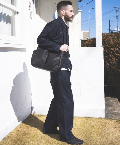 MR.OLIVE(Eagle Of Independence)（イーグルオブインデペンデンス）の「WATER PROOF WASHABLE LEATHER / LOGGER BAG (MEDIUM)（トートバッグ・メンズ・ブラウン/ブラック・FREE）」の9枚目の写真