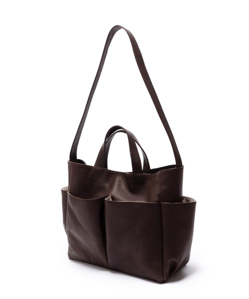 MR.OLIVE(Eagle Of Independence)（イーグルオブインデペンデンス）の「WATER PROOF WASHABLE LEATHER / LOGGER BAG (MEDIUM)（トートバッグ・メンズ・ブラウン/ブラック・FREE）」の13枚目の写真