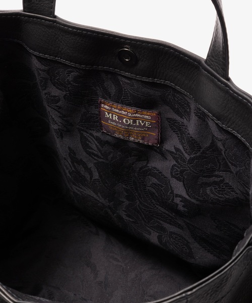MR.OLIVE(Eagle Of Independence)（イーグルオブインデペンデンス）の「WATER PROOF WASHABLE LEATHER / LOGGER BAG (MEDIUM)（トートバッグ・メンズ・ブラウン/ブラック・FREE）」の14枚目の写真