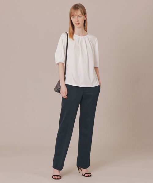MACKINTOSH LONDON（マッキントッシュ ロンドン）の「ハウンドトゥースジャージパンツ（その他パンツ・レディース・ブラック/ネイビー・40/38/36）」の6枚目の写真