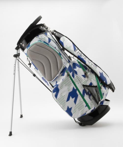 BEAMS GOLF ビームスゴルフ ブルーグレーカモ キャディバック 美品