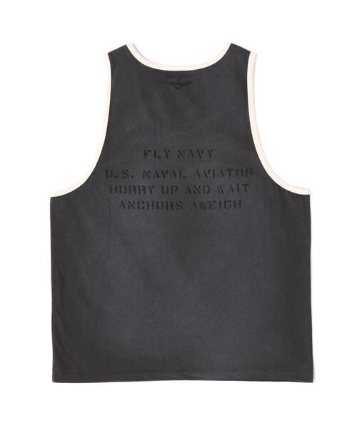 AVIREX（アヴィレックス）の「DISCHARGE  NAVAL TANK TOP / ディスチャージ ネイバル タンクトップ / AVIREX /アヴィレックス（タンクトップ・メンズ・ミント/チャコールグレー・MEDIUM/LARGE/X-LARGE）」の18枚目の写真