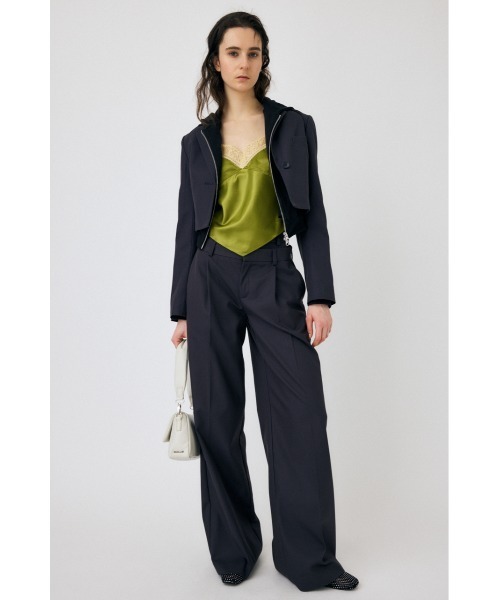 MOUSSY（マウジー）の「SHORT ジャケット（その他アウター・レディース・ライトベージュ/チャコールグレー/ブラウン・1/2）」の14枚目の写真