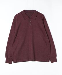 crepuscule ニットポロ コットンカシミヤ crepuscule / 別注 S/S KNIT POLO