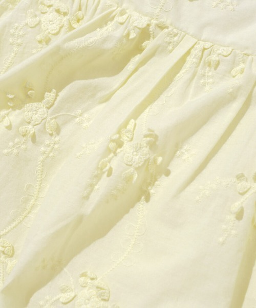 flower（フラワー）の「ボタニカルブルームビスチェ（キャミソール・レディース・ホワイト/イエロー/ブルー・FREE）」の7枚目の写真