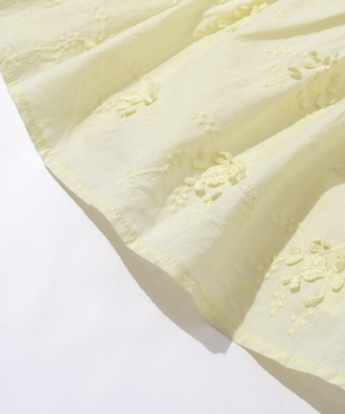 flower（フラワー）の「ボタニカルブルームビスチェ（キャミソール・レディース・ホワイト/イエロー/ブルー・FREE）」の8枚目の写真