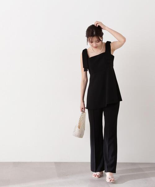 PROPORTION BODY DRESSING（プロポーションボディドレッシング）の「ビットベルトフレアパンツ / 1214130409（その他パンツ・レディース・ブラウン/ブラック/グレー・SMALL/MEDIUM）」の4枚目の写真