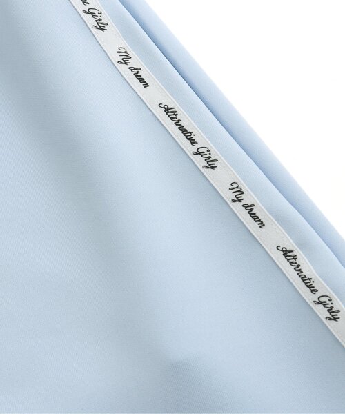 algy（アルジー）の「【上下セット】ハーフジップT&スカパンセットアップ（セットアップ・キッズ・アイボリー/サックスブルー・MEDIUM/XX-SMALL/X-SMALL/SMALL）」の8枚目の写真