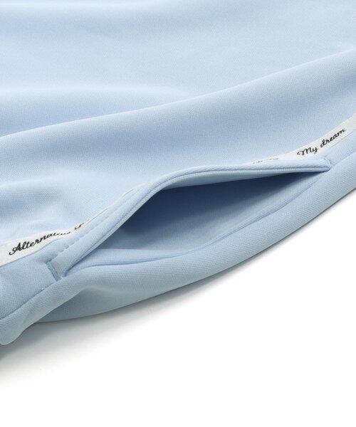 algy（アルジー）の「【上下セット】ハーフジップT&スカパンセットアップ（セットアップ・キッズ・アイボリー/サックスブルー・MEDIUM/XX-SMALL/X-SMALL/SMALL）」の9枚目の写真