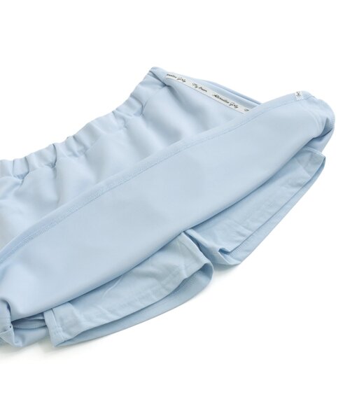 algy（アルジー）の「【上下セット】ハーフジップT&スカパンセットアップ（セットアップ・キッズ・アイボリー/サックスブルー・MEDIUM/XX-SMALL/X-SMALL/SMALL）」の10枚目の写真