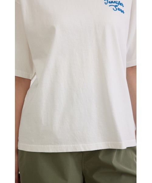 RODEO CROWNS WIDE BOWL（ロデオクラウンズワイドボウル）の「(JS)OSBS Tシャツ（Tシャツ/カットソー・レディース・ブラウン/ピンク/ブルー/オフホワイト・MEDIUM/LARGE）」の5枚目の写真