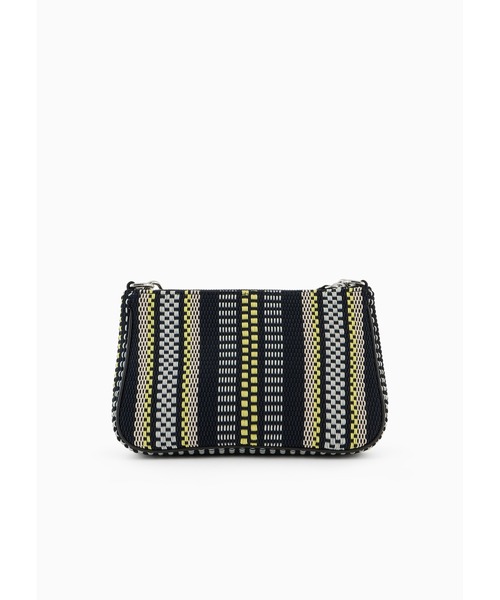 EMPORIO ARMANIダブルショルダーバッグバスケット織 セール】【エンポリオ アルマーニ】ダブルショルダーバッグ