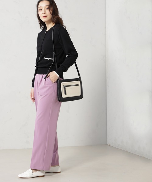 FOUND GOOD（ファウンドグッド）の「パールボタンニットカーディガン（カーディガン/ボレロ・レディース・ブラック/グリーン系5/ホワイト系5/ベージュ・S/M/L）」の12枚目の写真