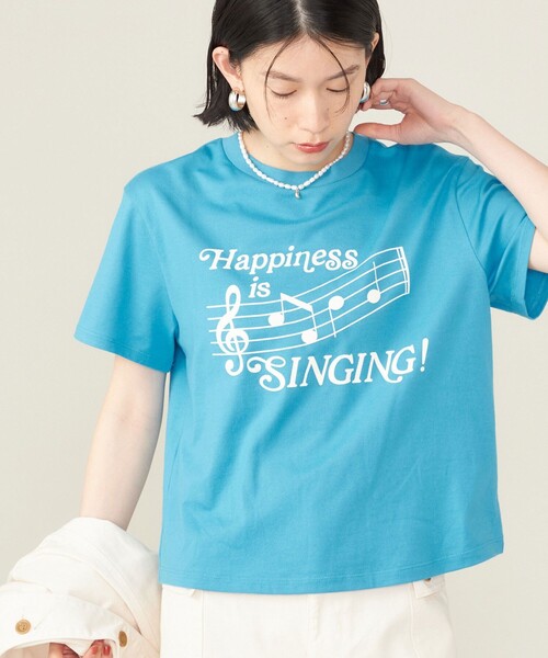 セール】SHIPS NINE CASE:〈洗濯機可能〉SINGING TEE（Tシャツ