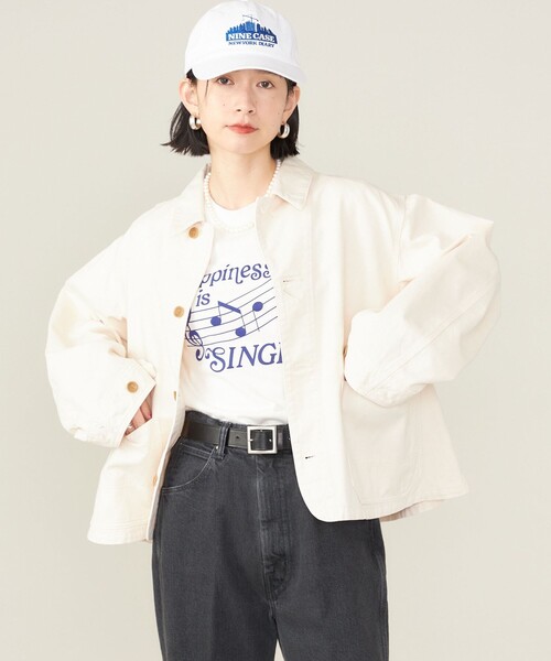 セール】SHIPS NINE CASE:〈洗濯機可能〉SINGING TEE（Tシャツ