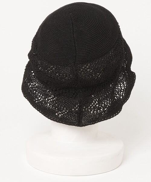 STUDIO SEVEN（スタジオ セブン）の「Mesh Knit Hat【STUDIOSEVEN/スタジオセブン】（ハット・メンズ・ベージュ/ブラック・FREE）」の3枚目の写真