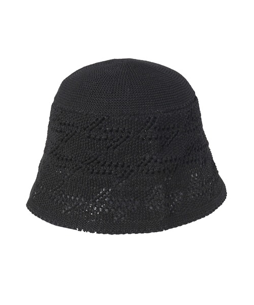STUDIO SEVEN（スタジオ セブン）の「Mesh Knit Hat【STUDIOSEVEN/スタジオセブン】（ハット・メンズ・ベージュ/ブラック・FREE）」の2枚目の写真