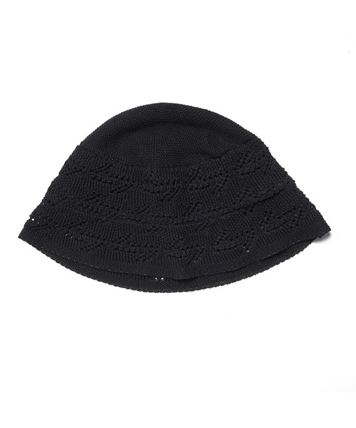 STUDIO SEVEN（スタジオ セブン）の「Mesh Knit Hat【STUDIOSEVEN/スタジオセブン】（ハット・メンズ・ベージュ/ブラック・FREE）」の6枚目の写真