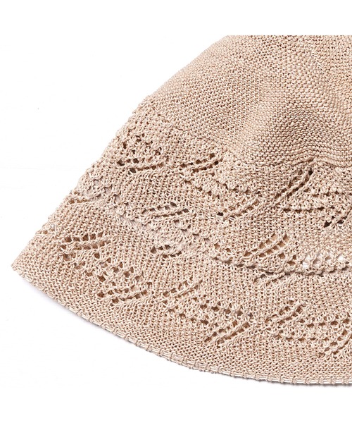 STUDIO SEVEN（スタジオ セブン）の「Mesh Knit Hat【STUDIOSEVEN/スタジオセブン】（ハット・メンズ・ベージュ/ブラック・FREE）」の4枚目の写真