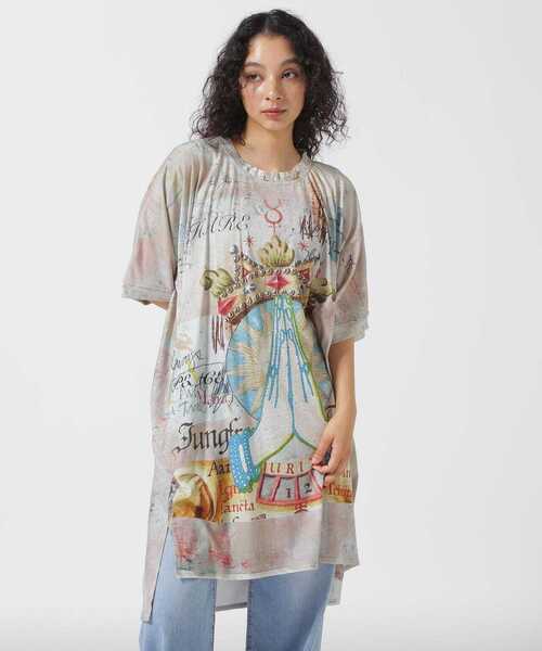 SHARE SPIRIT（シェアースピリット）の「SHARE SPIRIT/シェアースピリット/Namasute Crown Big-TEE（Tシャツ/カットソー・レディース・その他24・F）」の2枚目の写真