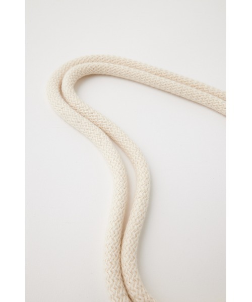 MOUSSY(マウジー)の「BUCKLE ROPE ベルト(ベルト・レディース・アイボリー・FREE)」の6枚目の写真