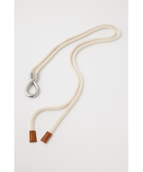 MOUSSY(マウジー)の「BUCKLE ROPE ベルト(ベルト・レディース・アイボリー・FREE)」の7枚目の写真