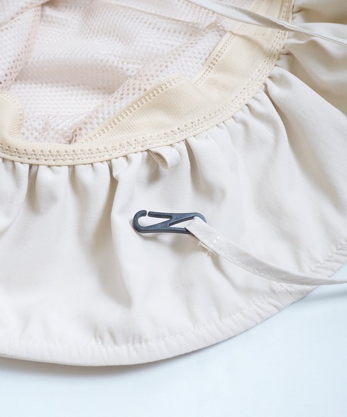 Crisp（クリスプ）の「UVコードフリルハット（ハット・レディース・ブラック/アイボリー・FREE）」の12枚目の写真