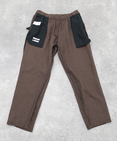B.C STOCK(ベーセーストック)の「リネンブッチャー イージーパンツ(スラックス・メンズ・ブラウン/ベージュ/ブラック/チャコールグレー・LARGE/MEDIUM)」の20枚目の写真