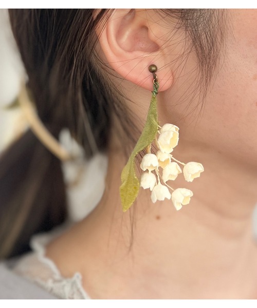 m.soeur エムスール ピアス セール】クララとスズランのピアス（ピアス（両耳用））｜m