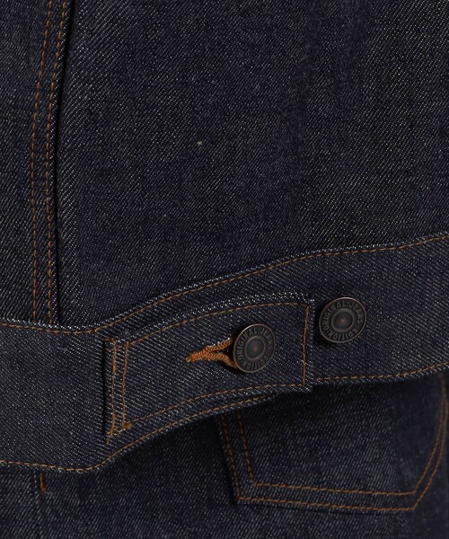 EDITION（エディション）の「ヴィンテージデニム オーバーサイズドジャケット（デニムジャケット・メンズ・ネイビー・S/M）」の11枚目の写真