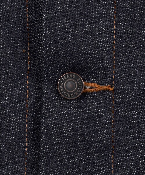 EDITION（エディション）の「ヴィンテージデニム オーバーサイズドジャケット（デニムジャケット・メンズ・ネイビー・S/M）」の12枚目の写真