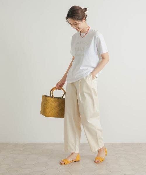 ゆったりシルエットのコクーンパンツ 楽天市場】vent blanc ヴァンブラン ストレッチデニムワイド