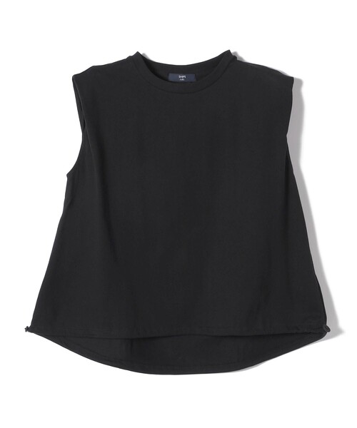 SHIPS Colors(シップス カラーズ)の「SHIPS Colors:〈洗濯機可能〉ドロスト タンクトップ(Tシャツ/カットソー・レディース・オフホワイト/ナチュラル/カーキ/ブラック/オリーブ・ONE SIZE)」の8枚目の写真