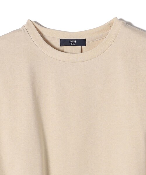 SHIPS Colors(シップス カラーズ)の「SHIPS Colors:〈洗濯機可能〉ドロスト タンクトップ(Tシャツ/カットソー・レディース・オフホワイト/ナチュラル/カーキ/ブラック/オリーブ・ONE SIZE)」の11枚目の写真