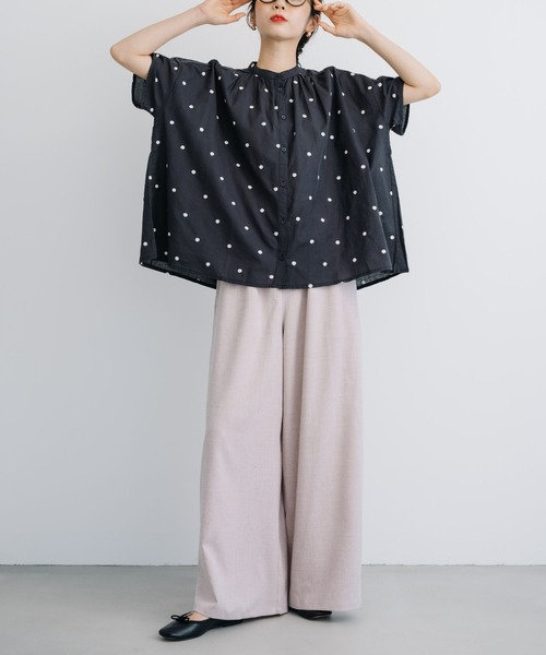 refinedworks(リファインドワークス)の「【refinedworks】 リラクシーな履き心地!スラブイージーパンツ(その他パンツ・レディース・グレー/オリーブ/ベージュ・FREE)」の20枚目の写真