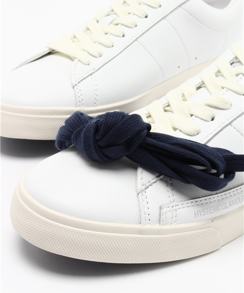 HYSTERIC GLAMOUR(ヒステリックグラマー)の「MAKE ME SMILE ローカットスニーカー(スニーカー・メンズ・ホワイト/レッド/グリーン/ネイビー/ブラック・27.5cm/25.5cm/26.5cm)」の14枚目の写真