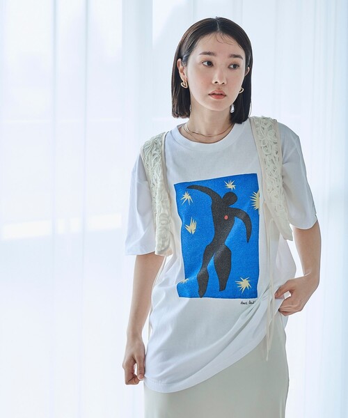 FREAK'S STORE（フリークスストア）の「FREAK’S STORE/フリークスストア The Yarn.  バテンレースベスト（ベスト・レディース・ブラック/オフホワイト・ﾌﾘ-）」の11枚目の写真