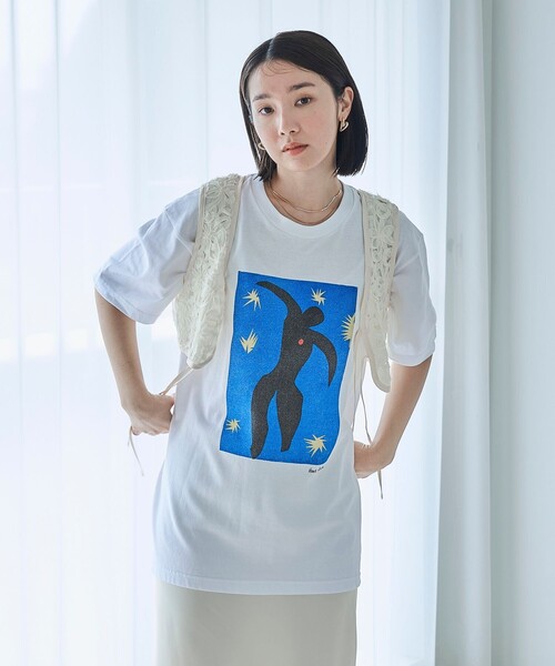 FREAK'S STORE（フリークスストア）の「FREAK’S STORE/フリークスストア The Yarn.  バテンレースベスト（ベスト・レディース・ブラック/オフホワイト・ﾌﾘ-）」の12枚目の写真
