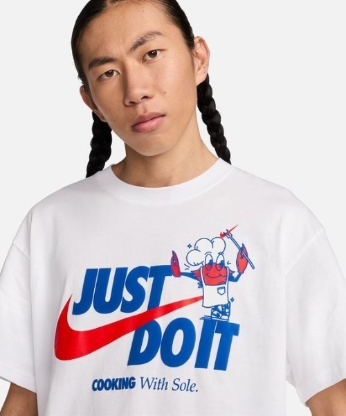 NIKE（ナイキ）の「NIKE/ナイキ DESI NSW T M90 OC HBR PK5 半袖Tシャツ/プリントTee フロントプリント コットン FV3750（Tシャツ/カットソー・メンズ・ライトブルー/ホワイト・XL/L/M/2XL）」の6枚目の写真