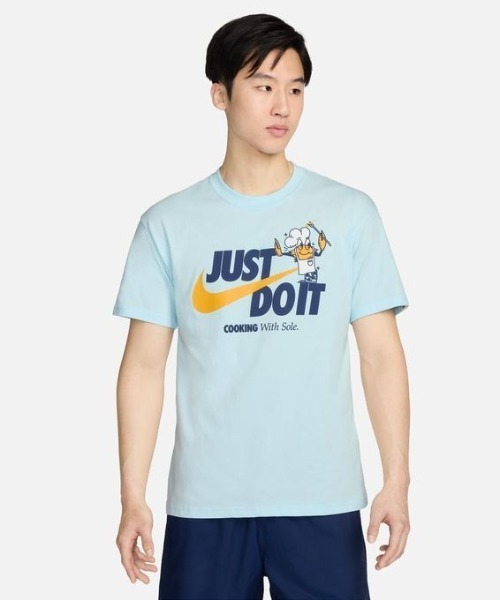 NIKE（ナイキ）の「NIKE/ナイキ DESI NSW T M90 OC HBR PK5 半袖Tシャツ/プリントTee フロントプリント コットン FV3750（Tシャツ/カットソー・メンズ・ライトブルー/ホワイト・XL/L/M/2XL）」の8枚目の写真