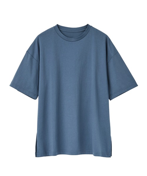 CHAN ME(チャンミ)の「汗ジミ防止ビッグシルエットTシャツ(Tシャツ/カットソー・レディース・チャコールグレー/カーキ/テラコッタ/ブルー・MEDIUM/LARGE/X-LARGE)」の21枚目の写真