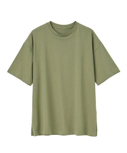 CHAN ME(チャンミ)の「汗ジミ防止ビッグシルエットTシャツ(Tシャツ/カットソー・レディース・チャコールグレー/カーキ/テラコッタ/ブルー・MEDIUM/LARGE/X-LARGE)」の22枚目の写真