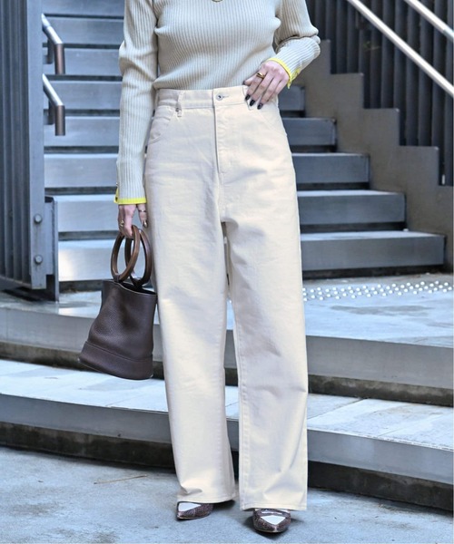 B.C STOCK（ベーセーストック）の「《追加》ミッドライズカーブ5ポケット JEAN（デニムパンツ・レディース・ブルー/ブラック/ホワイト・MEDIUM/SMALL）」の8枚目の写真