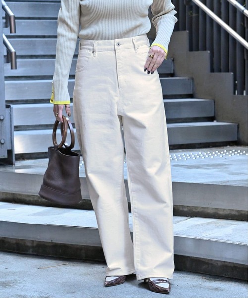 B.C STOCK（ベーセーストック）の「《追加》ミッドライズカーブ5ポケット JEAN（デニムパンツ・レディース・ブルー/ブラック/ホワイト・MEDIUM/SMALL）」の9枚目の写真