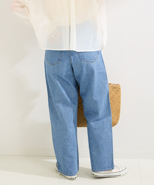 B.C STOCK（ベーセーストック）の「《追加》ミッドライズカーブ5ポケット JEAN（デニムパンツ・レディース・ブルー/ブラック/ホワイト・MEDIUM/SMALL）」の18枚目の写真